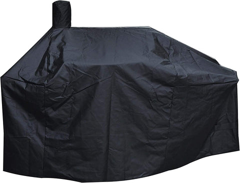Image of Smoker Grill Cover Sized for Char-Griller Charcoal Grill 2190 and 2197 Heavy Duty Waterproof Patio 600D Canvas Barbeque BBQ Grill Cover G21623