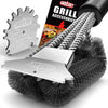 Grill Brush and Scraper,18 Inch BBQ Grill Cleaning Brush Kit, Safe Wire Scrubber, Universal Fit BBQ Cleaner Accessories for All Grates