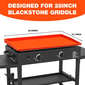 Blackstone Silicone Griddle Cover, Upgraded Full-Cover 28 Inch, Silicon Griddle Mat for Blackstone, Grill Buddy Mat, Provide Better Sealing to Protect Your Griddle from Rain, Dirty, Debris and Dust