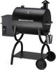 ZPG-550A Wood Pellet Grill & Smoker, 16Lbs Large Hopper Capacity, 585 Sq in Cooking Area, 8 in 1 Versatility, Black