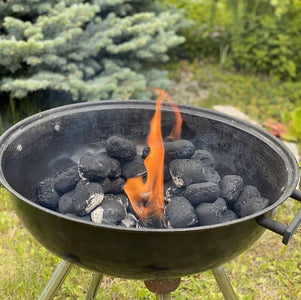 Fire Starter - Fire Starters for Campfires Charcoal Grill Starter, Fireplace, Firepits, Smokers. Only One Piece to Light a Fire.10-15 Min Burns Time Height of Fire 6-7 Inch. Made Ukraine