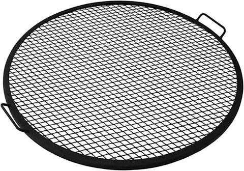 Image of Fire Pit Grilling Grate - High Temperature round Outdoor Cooking BBQ Firegrate for Outdoor Pits and Campfire - 34”