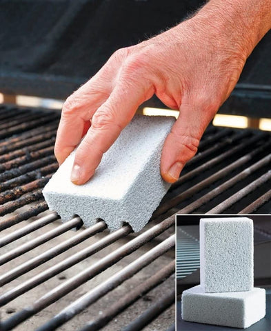 Image of Grill Griddle Cleaning Brick Block Magic Stone Grill Cleaner - 2 Pack