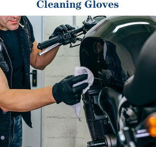 Black Disposable Nitrile Gloves,Latex Free Disposable Gloves 100 Pcs,Food Safe Food Prep Cooking Gloves