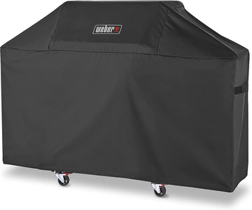 Weber Genesis 300 Series Premium Grill Cover, Heavy Duty and Waterproof, Fits Grills up to 62 Inches Wide