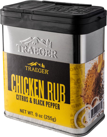 Image of Traeger Grills SPC170 Chicken Rub with Citrus & Black Pepper 9 Ounce (Pack of 1)