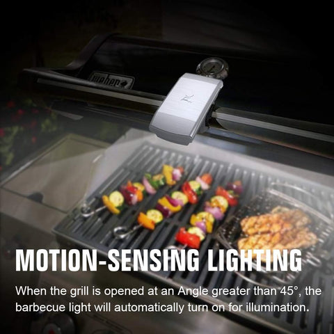 Image of Grill Lighting LED Barbecue Handle Grill 'N Go Light, Fits Current Spirit, Genesis and Summit Grills Gift Grey