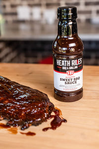 Heath Riles BBQ Sweet Barbecue Sauce, Champion Pitmaster Recipe, Bottle 16 Oz.