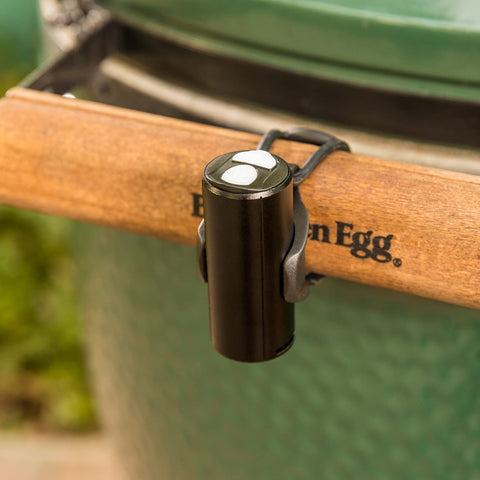 Image of Night Light for Big Green Egg (Black) - a Rechargeable, Rotatable, Bright LED Light That Wraps around the BGE Handle and Illuminates Everything You Are Cooking