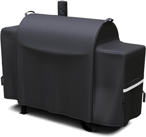 Image of Grill Cover for Oklahoma Joe'S Longhorn Combo Grill, Anti-Fade Waterproof BBQ Cover for Oklahoma Joe'S Charcoal/Lp Gas/Smoker Combo, Fabric Handle for Easy Put on and Take Off, 600D Polyester