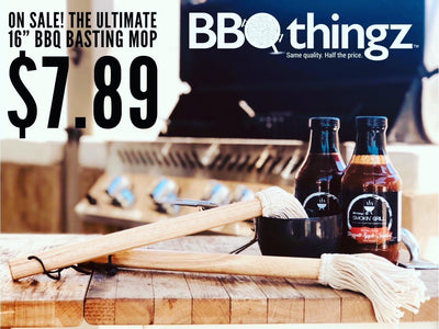 The Ultimate 16" BBQ Meat Basting Barbecue Sauce Mop | Bbqthingz™