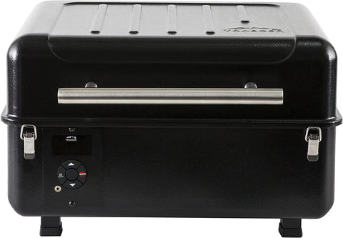 Image of Grills Ranger Portable Wood Pellet Grill and Smoker, Black Small