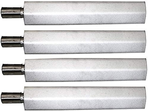 Image of 𝙐𝙥𝙜𝙧𝙖𝙙𝙚𝙙 4PC Heavy Duty Cast Stainless Steel BBQ Grill Burners Replacement Parts for Premium Gas Grills from Bull, Cal Flame Aussie Blaze Charbroil NEXGRILL Thermos Turbo Grills…