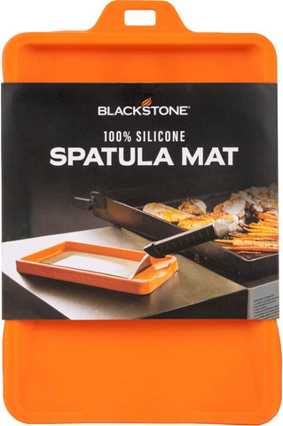 Image of Blackstone 5097 Silicone Spatula Mat for Laddle, Serving Spoon Drip Pad & Grill Utensil Holder for Kitchen, Stovetop, Cooking & Countertop-Heat Resistant, Non Slip, Heavy Duty & Utensils Keeper Large