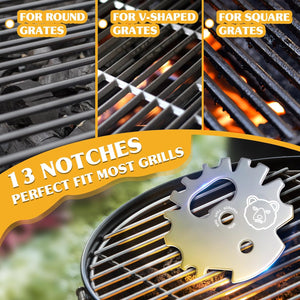 BBQ Grill Scraper Stocking Stuffers for Men - Gifts for Men Women Dad Unique Cooking Gift Ideas Cool Kitchen Gadgets Useful Stuff Smoker Accessories Outdoor Grilling Grate Cleaning Tools Christmas