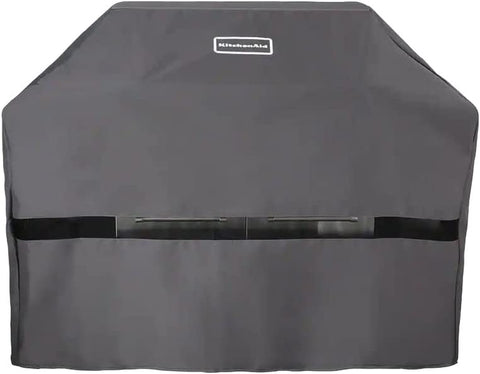 Image of Kitchenaid 700-0745A 56-Inch X 23-Inch Gas Grill Cover, Grey