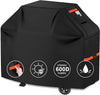 CUSSIOU Grill Cover BBQ Grill Cover 600D Heavy Duty Waterproof Gas Grill Cover, Barbecue Grill Covers for Weber, Brinkmann, Char Broil Grills Cover (59" L X 24" W X 46" H, Black)