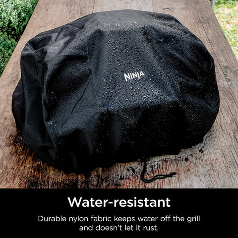 Image of XSKCOVER Premium Outdoor Cover, Compatible Woodfire Grills (OG700 Series), Water-Resistant, Anti-Fade Fabric, Lightweight, Black, 19'' X 24'' X 13'