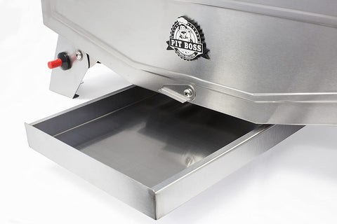 Image of Grills PB100P1 Pit Stop Single-Burner Portable Tabletop Grill , Grey