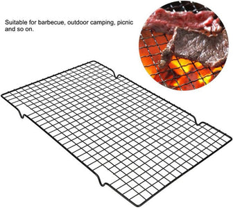 16 * 10 Inch BBQ Grill Mesh Metal BBQ Barbecue Grill Grilling Mesh Wire Cooking Net Outdoor,Barbecue Grilled Grid