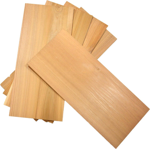 Image of 25-Pack Cedar Grilling Planks 7.25 X 12” (Bulk Pack) - Perfect for the Experienced Plank Grilling Master.