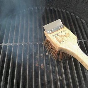 . the Safer Grill Cleaning Brush. All Natural. No Metal Bristles.