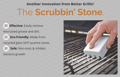 Barbecue Grill Scrubbing Stone, BBQ Grill Brick Cleaner, Griddle Stone Cleaning Block, BBQ Tools, Cleaning Block for Barbeque Grill, Tools for Outdoor Grill, BBQ Cleaner, Pack of 2