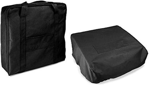 Image of Grill Cover and Carry Bag for Blackstone 17 Inch Griddle without Griddle Hood/Camp Chef Griddle Flat Top Grill Similar Size,600D Water Proof Canvas Accessories for Blackstone 17" Griddle
