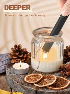 Candle Lighter Stocking Stuffers for Women Men: 2Pack Electric Plasma Arc USB Rechargeable Lighters for Grill Home Kitchen BBQ Camping Cool Gadget Christmas Birthday Gifts for Her Mom Women Men Adults