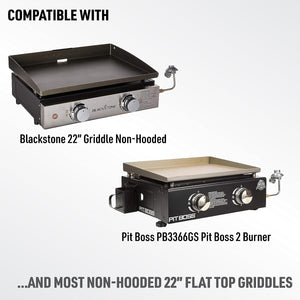 Portable 22" Griddle Carry Bag for Blackstone 22 Inch Griddle and Similar Table Top Grills, Includes Deluxe Storage Pockets for BBQ Toolkit Accessories, Utensils and Squeeze Bottles