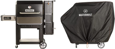 Image of Gravity Series 1050 Digital Charcoal Grill Smoker Combo + Cover Bundle