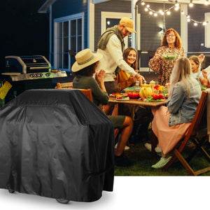 Rinling Grill Cover, Waterproof BBQ Grill Cover UV Resistant Gas Grill Cover for Outdoor Grill (57 Inch)
