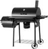 Devoko Charcoal Grill, Outdoor BBQ Grill with Offset Smoker and Side Table for Patio, Garden and Parties