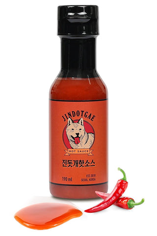 Image of Jindotgae Hot Sauce - 7 Oz Vegan Red Hot Chili Peppers, Gluten Free Chili Pepper Spicy Sauce - Korean Hot Sauce W/ Cheongyang Red Pepper - for Buffalo Wings Pizza BBQ Korean Food Hot Sauce Challenge