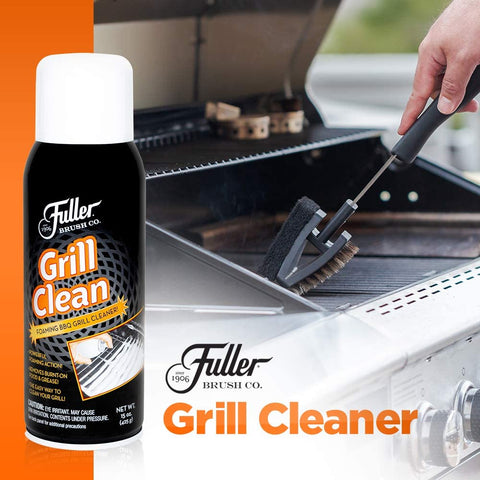 Image of Grill Cleaner - Heavy Duty Foaming Spray for Cleaning Oven, Grilling Griddle & Iron Plate - Safe & Easy Grease Remover for Clean BBQ Racks & Grills