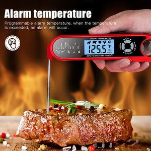 Oven Meat Safe Instant Read 2 in 1 Dual Probe Food Thermometer Digital with Alarm Function for Cooking BBQ Smoking Grilling Kitc