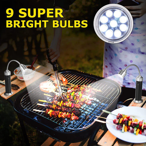 Image of Barbecue Grill Light for Outdoor Grill,Bbq Grill Lights with Magnetic Base,Super-Bright LED,360 Degree Flexible Gooseneck, BBQ Grilling Accessories for Outdoor