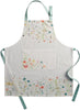 100% Cotton Kitchen Apron with an Adjustable Neck with Long Ties for Women Men Chef