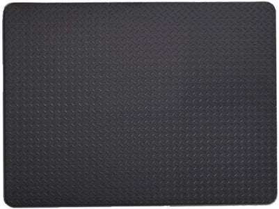 - Large under Grill Mat - Black Diamond Plate, 36 X 48 Inches, for Outdoor Use
