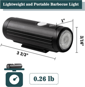 Barbecue Grill Light for Big Green Egg Accessories,Outdoor LED Barbecue Lamp for Kamado Joe,Supper Bright LED Light Surrounds the BGE Handle and Illuminates All the Items You Are Cooking