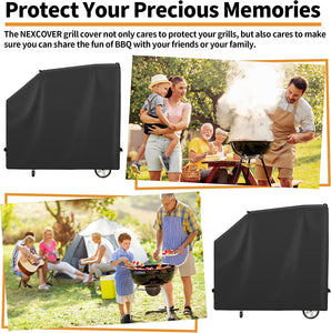 NEXCOVER Grill Cover - Compatible with Masterbuilt Gravity Series 560 Digital Charcoal Grill, Waterproof Smoker Cover, Heavy Duty BBQ Cover, Fade Resistant Barbecue Cover, Anti-Uv & Weather Resistant.