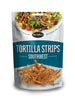 Tortilla Strips - Santa Fe Style, Great for Snacking, Soup and Salad Topper - Southwest Flavor, 4 Ounce (Pack of 9)