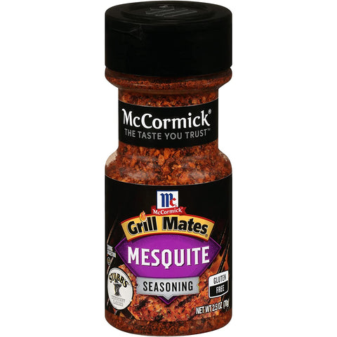Image of Mccormick Grill Mates Mesquite Garlic,Paprika,Black Pepper Seasoning, 2.5 Oz