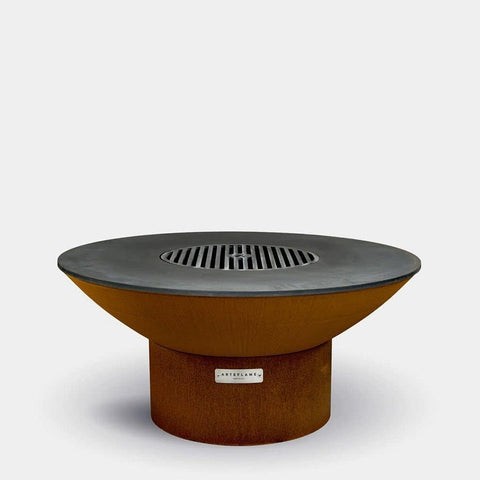 Image of Classic 40" Grill with a Low round Base. Wood/Charcoal Grill, Griddle, Fire Pit