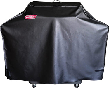 52" Heavy Duty Waterproof Gas Grill Cover Fits Weber Char-Broil Coleman Gas Grill (52"X22"X40", Black)