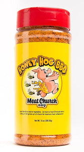 Meat Church BBQ Rub Combo: Two Bottles of Honey Hog (14 Oz) BBQ Rub and Seasoning for Meat and Vegetables, Gluten Free, Total of 28 Ounces