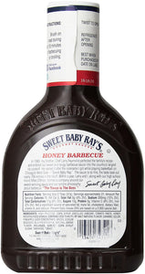 Sweet Baby Rays Barbecue Sauce, Honey, 28 Oz