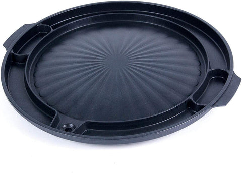 Image of - Master Grill Pan, Korean Traditional BBQ Grill Pan - Stovetop Nonstick Indoor/Outdoor Smokeless BBQ Cast Aluminum Grill Pan