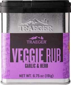 Traeger Grills SPC182 Veggie Rub with Garlic & Herb Light Pink Label 6.75 Ounce (Pack of 1)