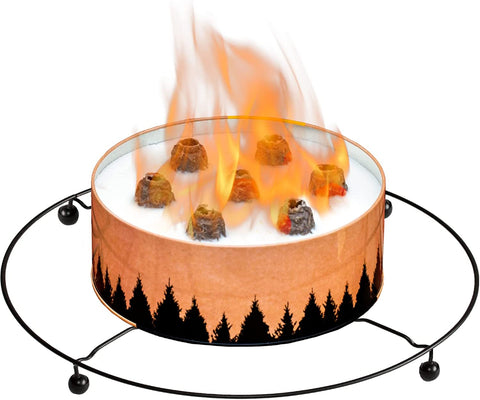 Image of Radiate - Campfire Trivet - Turn Your Campfire into a Tabletop Experience - Metal Holder Campfire and Campfire Mini - Powder-Coated Steel - 13.4" Diameter